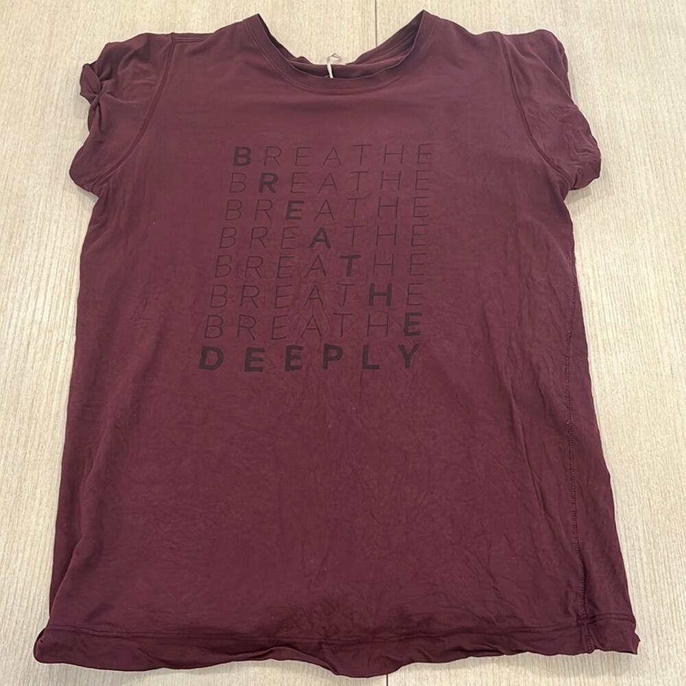 Lululemon breath deeply too